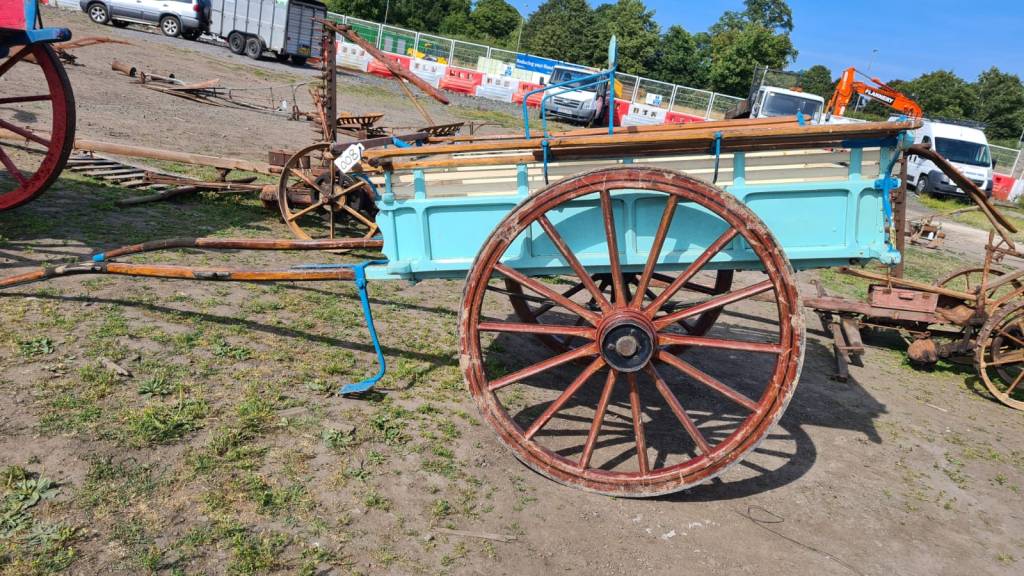 A quality seated farm cart
